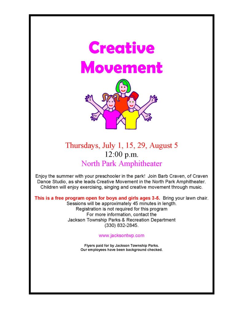 creative movements flyer 2021